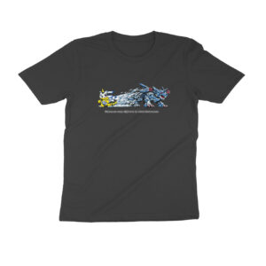 Anime Inspired - Ice Evolution: Digital Wolf Transformation Tee