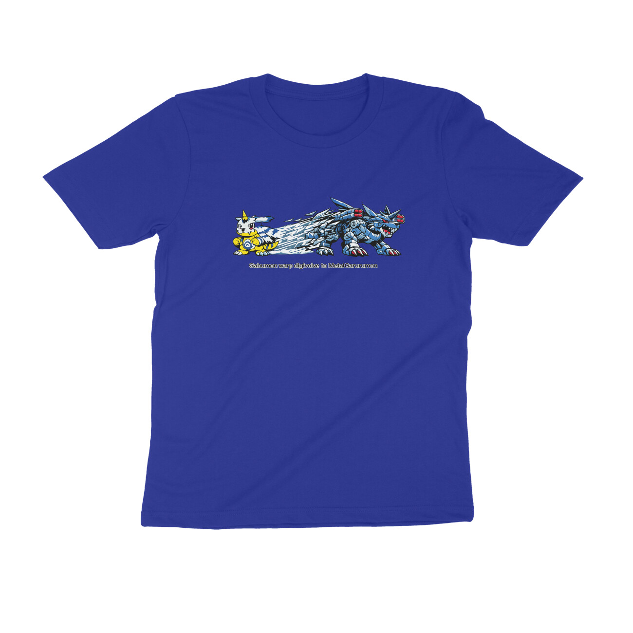 Anime Inspired - Ice Evolution: Digital Wolf Transformation Tee - Image 3