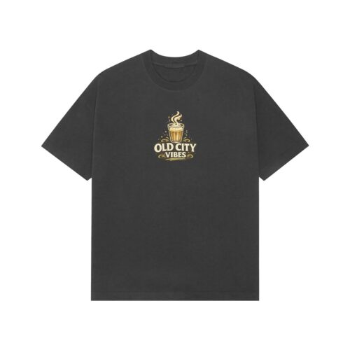 Old City Vibes Premium Oversized Tee | Front and Back Design