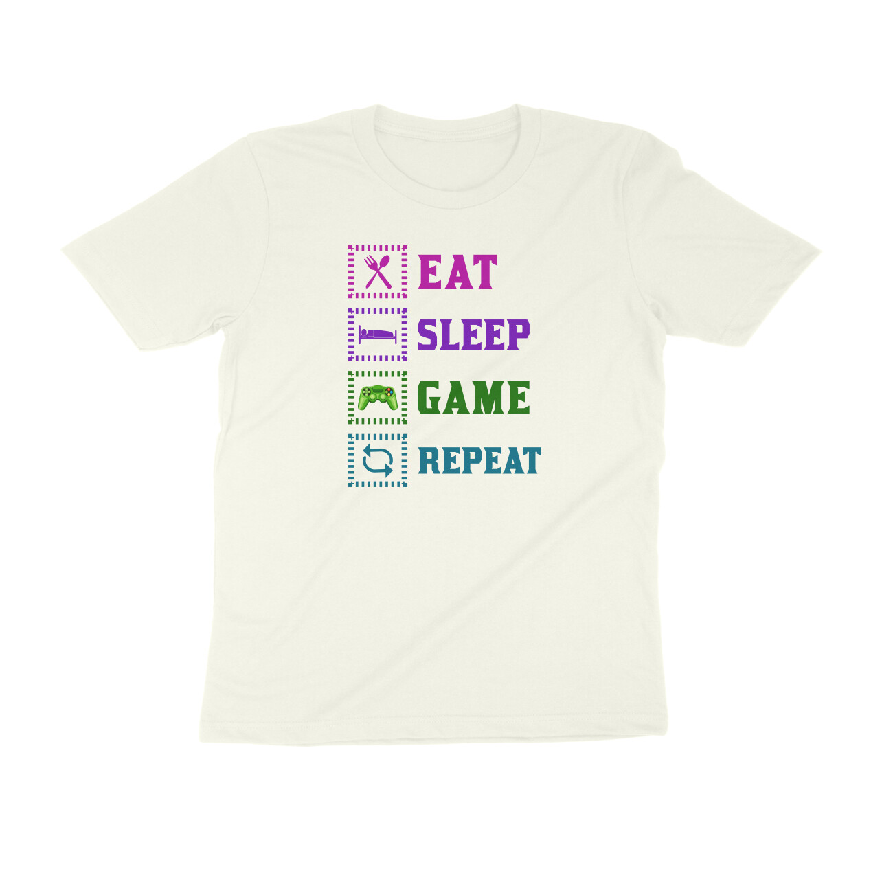 Gamer Edition – Eat Sleep Game Tee - Image 3